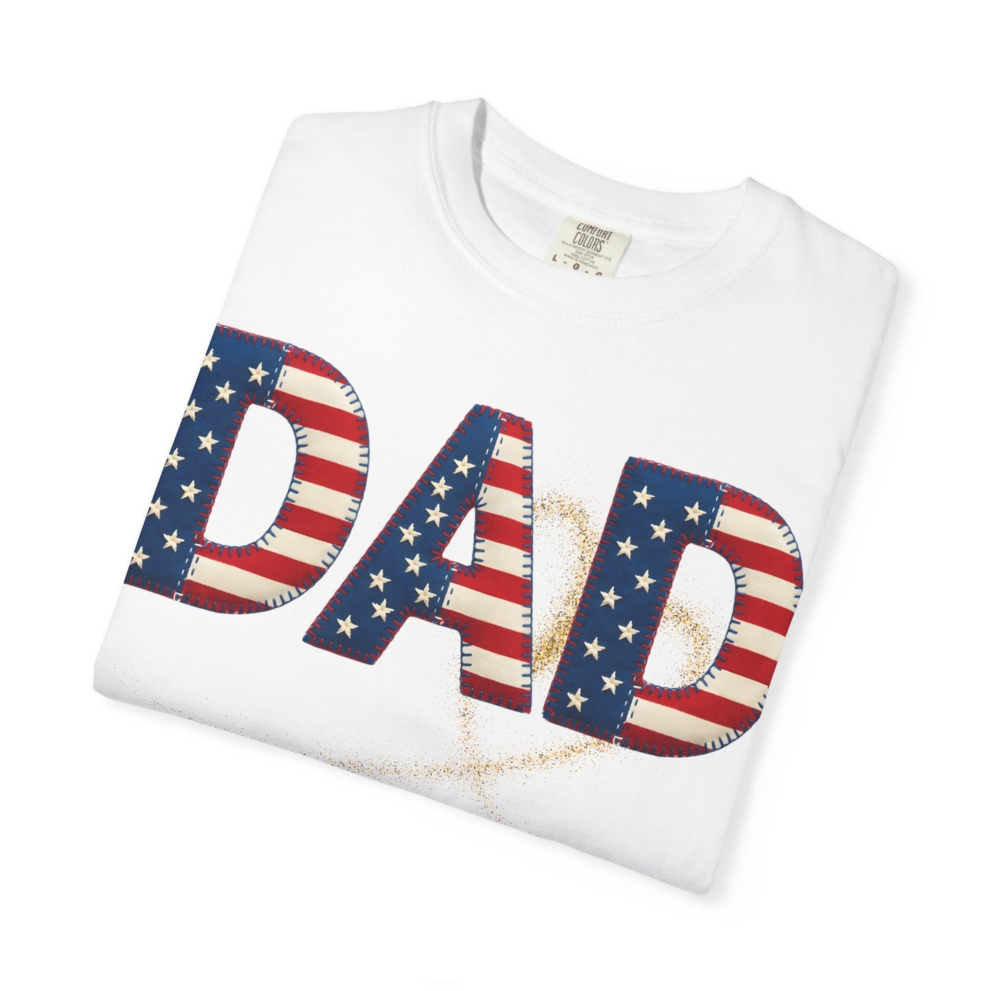 Patriotic DAD T-Shirt — American Flag Dad Tee for Father’s Day