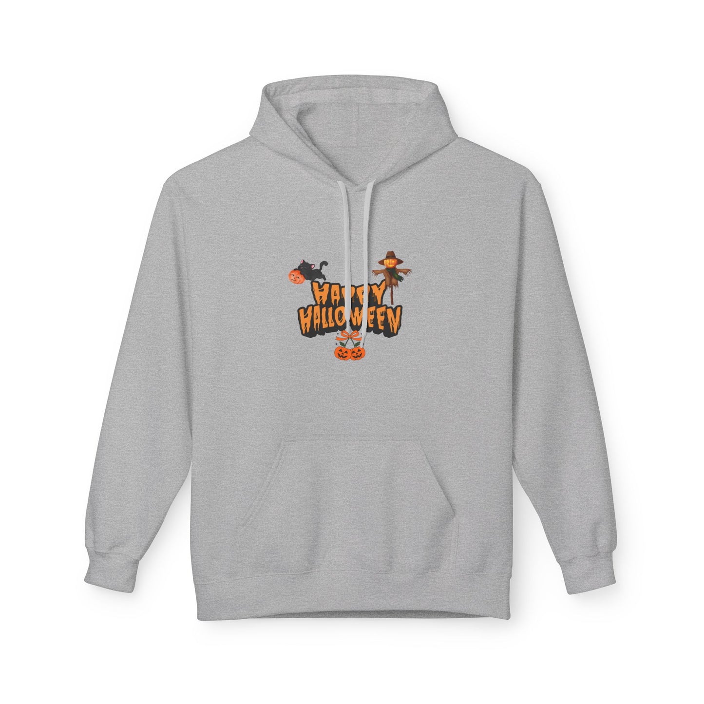 Halloween Fleece Hoodie, Cozy Trick or Treat Sweater, Unisex Fall Apparel, Spooky Season Gift, Festive Celebration Wear