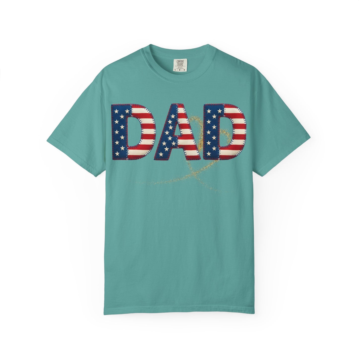 Patriotic DAD T-Shirt — American Flag Dad Tee for Father’s Day