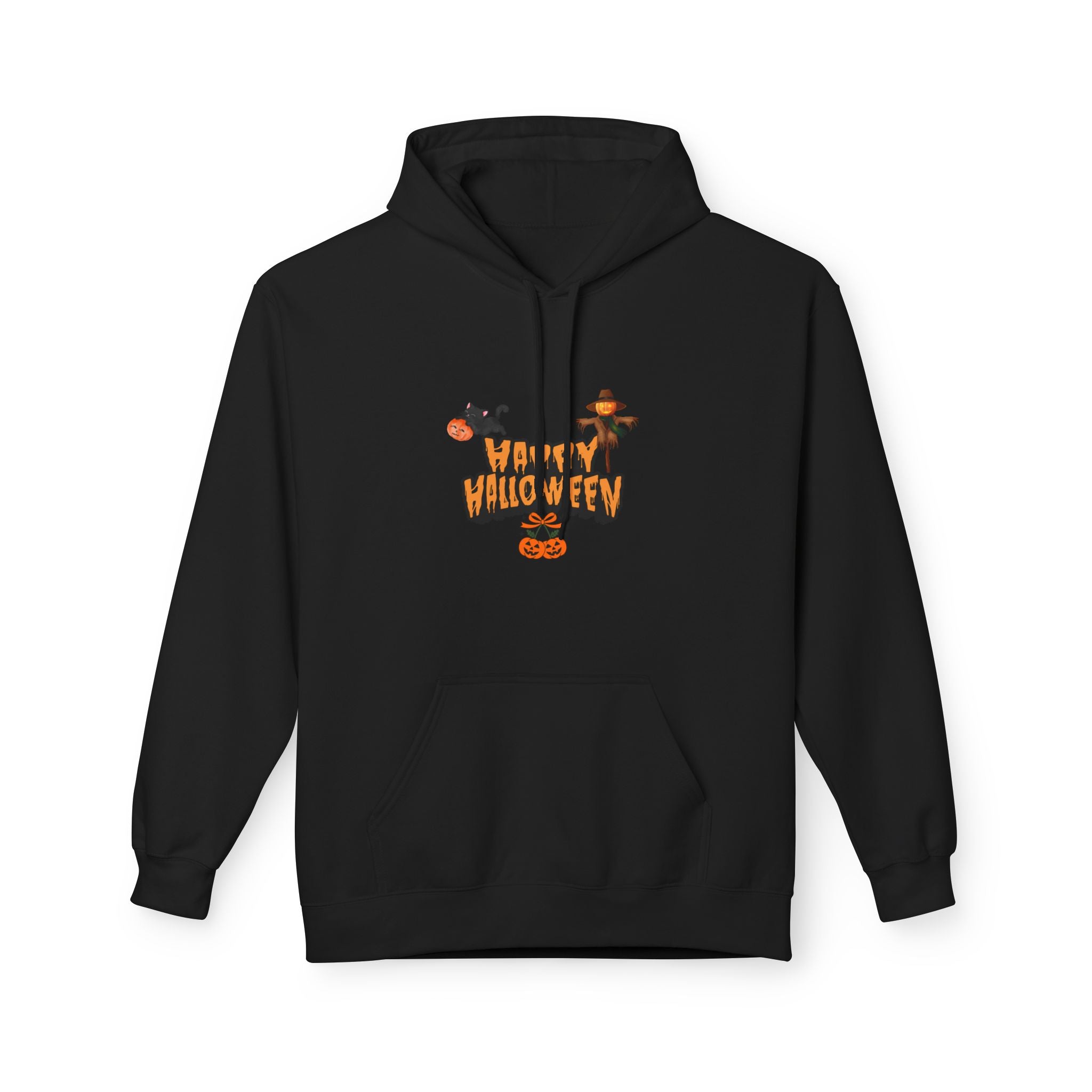 Halloween Fleece Hoodie, Cozy Trick or Treat Sweater, Unisex Fall Apparel, Spooky Season Gift, Festive Celebration Wear