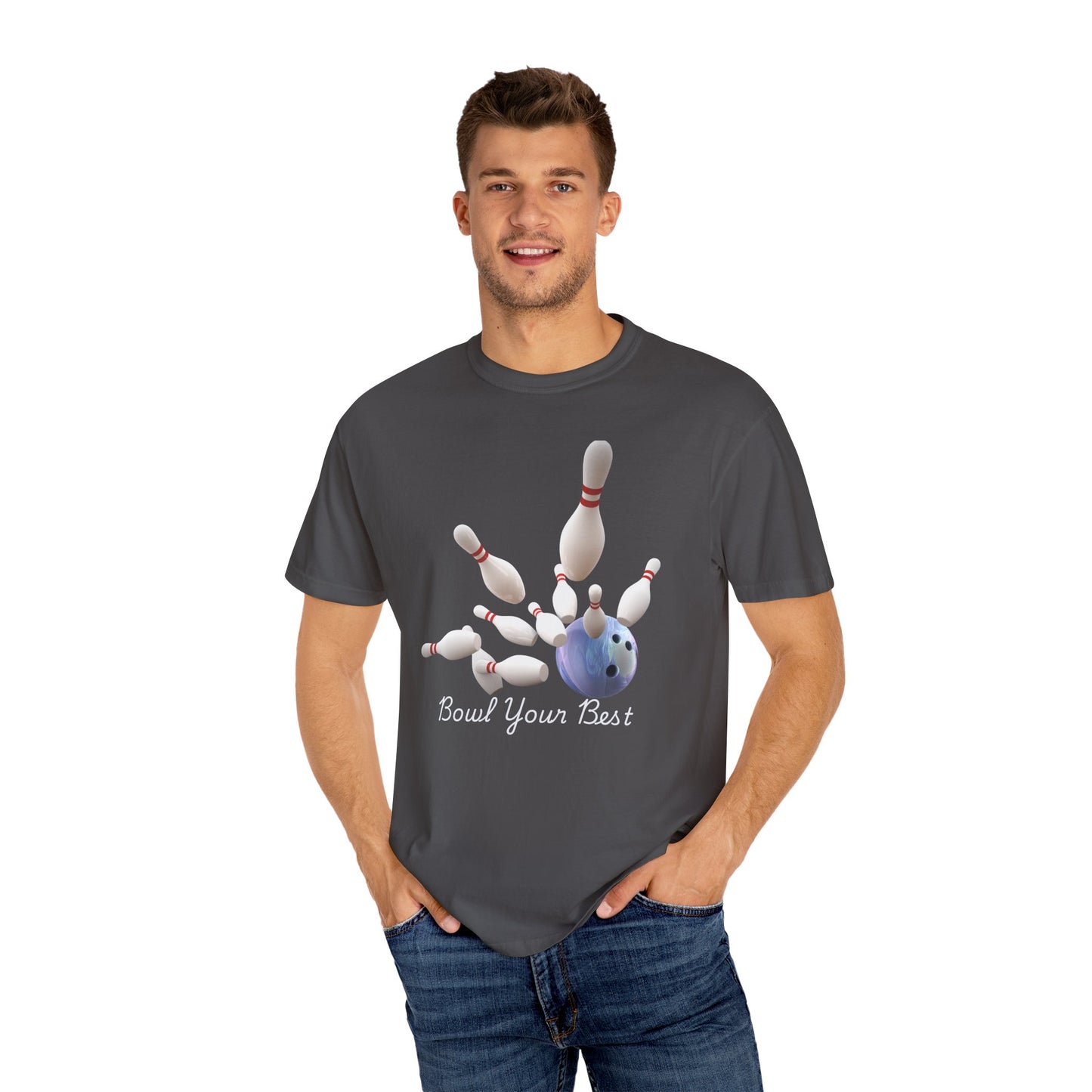 Funny Bowling T-Shirt - 'Bowl Your Best' Graphic Tee