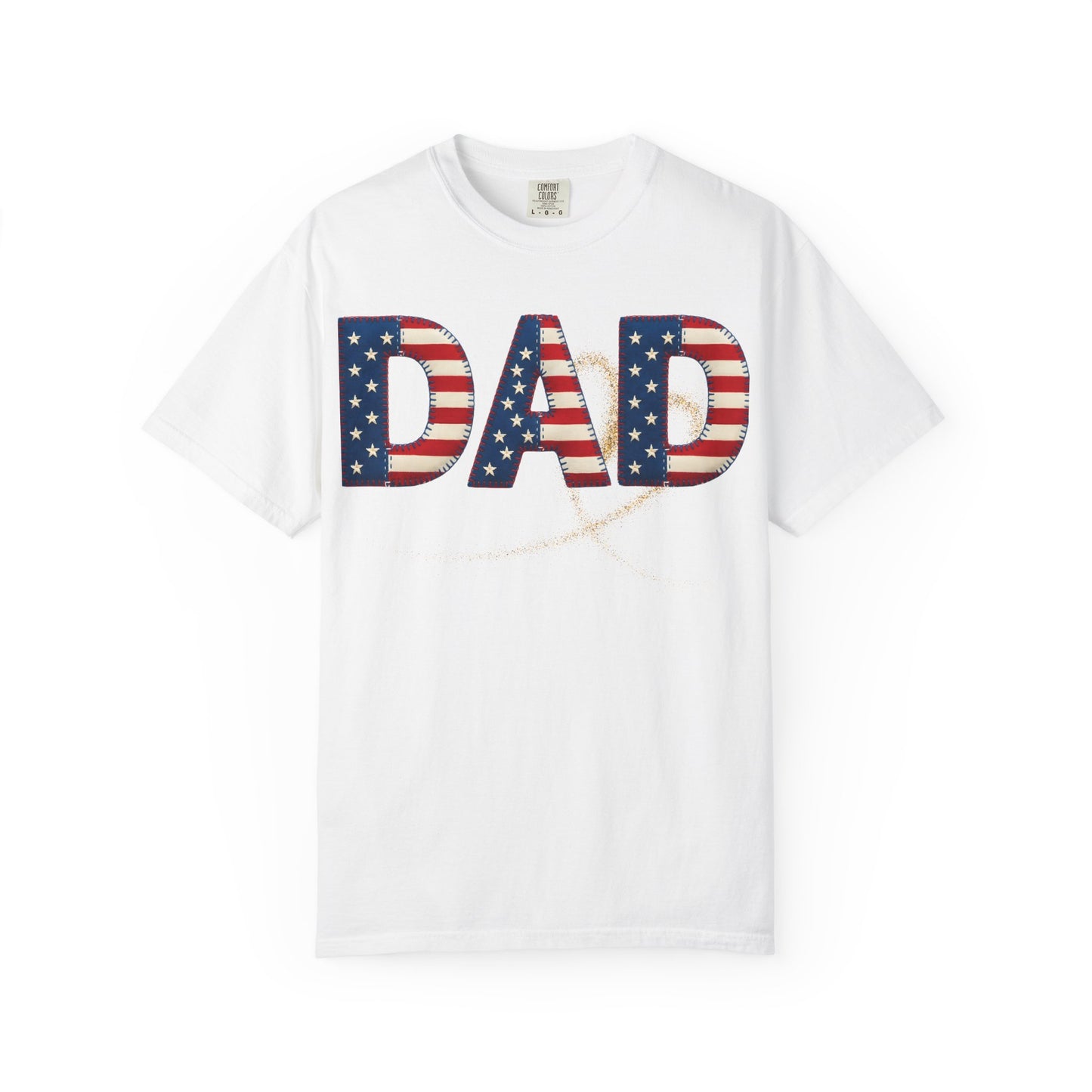Patriotic DAD T-Shirt — American Flag Dad Tee for Father’s Day