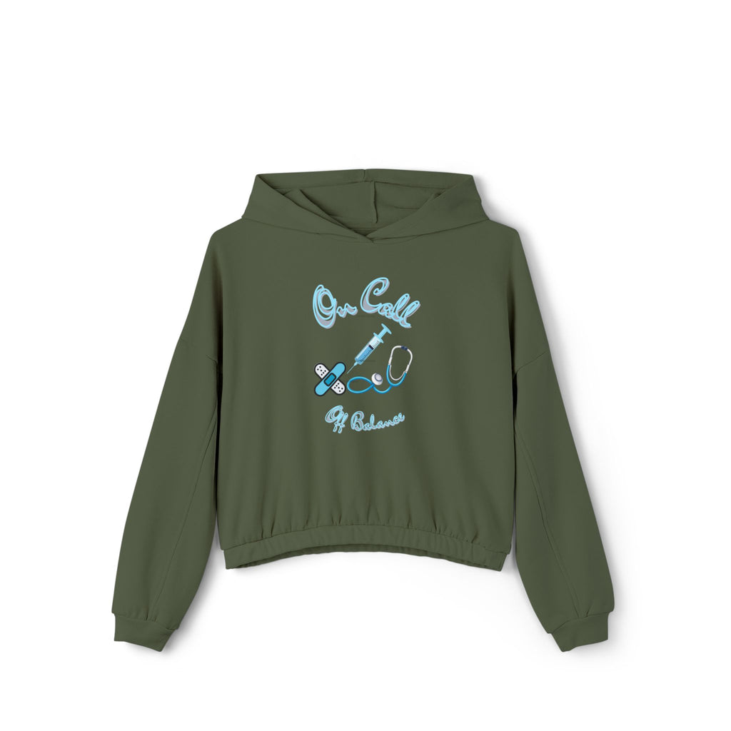 On Call Women's Cinched Bottom Hoodie, Comfy Hoodie for Nurses, Medical Staff Sweatshirt, Gift for Healthcare Workers, Casual Wear