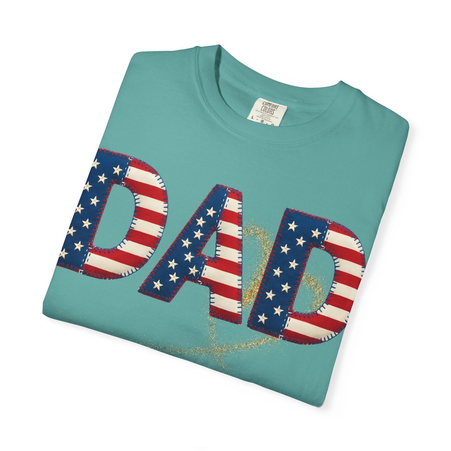 Patriotic DAD T-Shirt — American Flag Dad Tee for Father’s Day
