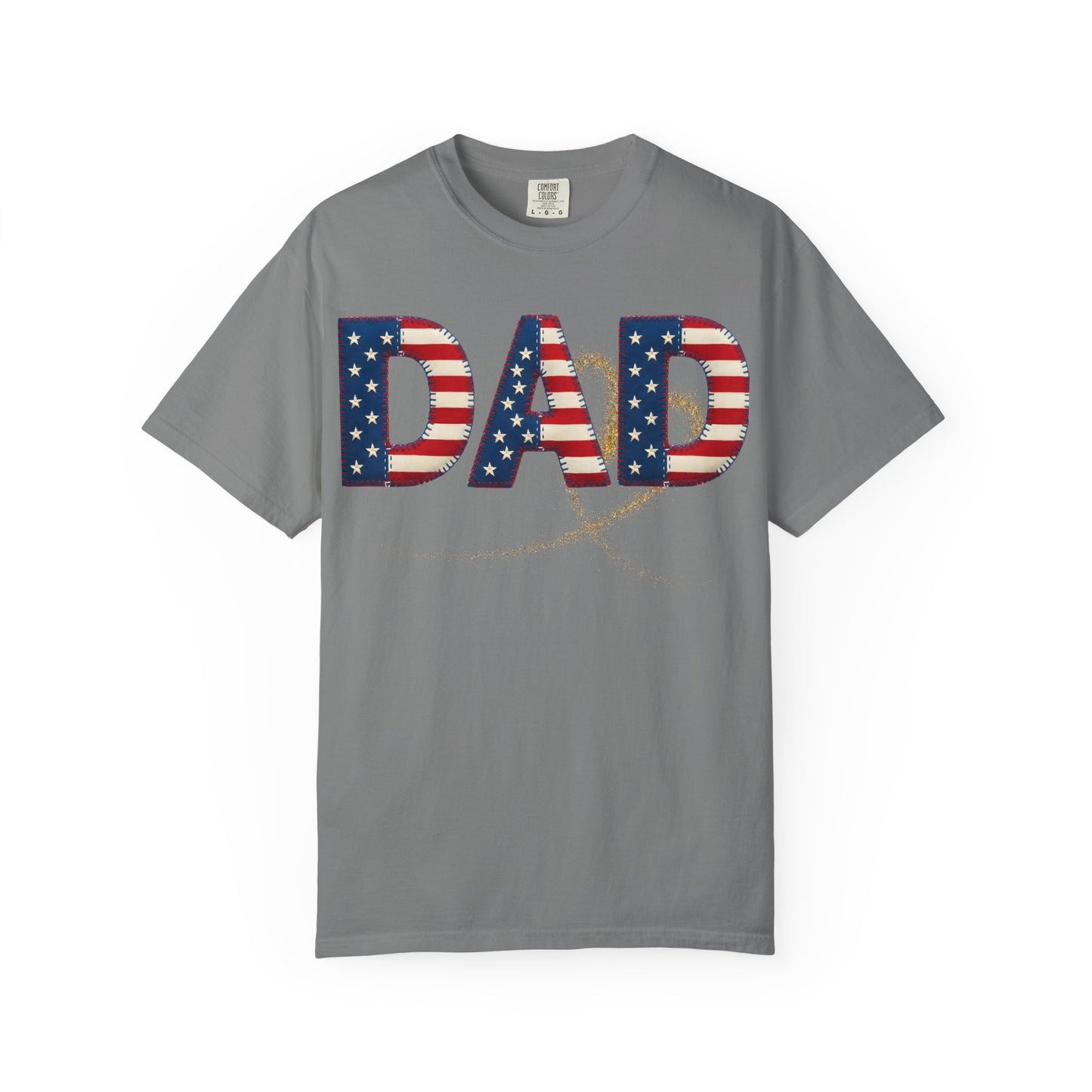 Patriotic DAD T-Shirt — American Flag Dad Tee for Father’s Day