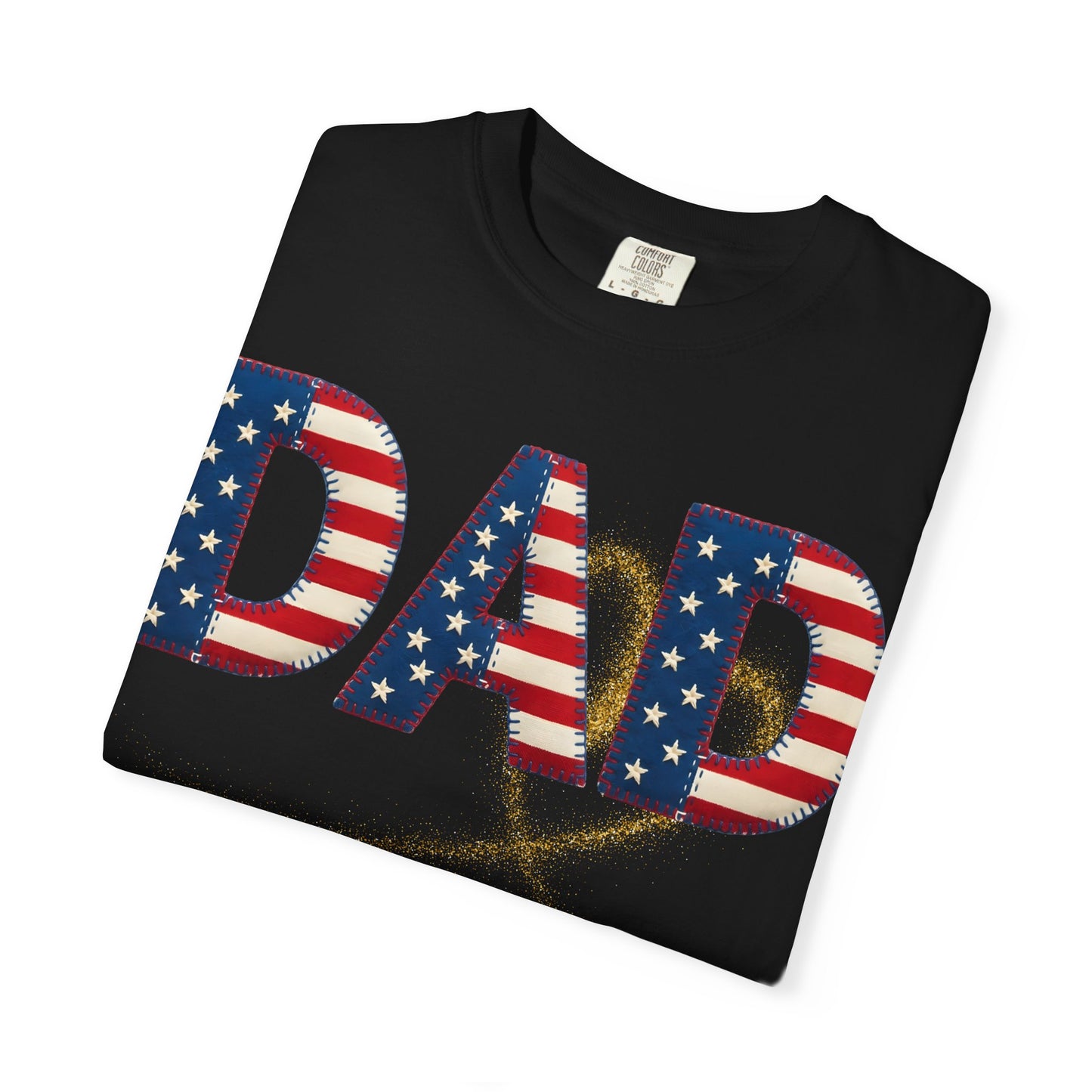 Patriotic DAD T-Shirt — American Flag Dad Tee for Father’s Day
