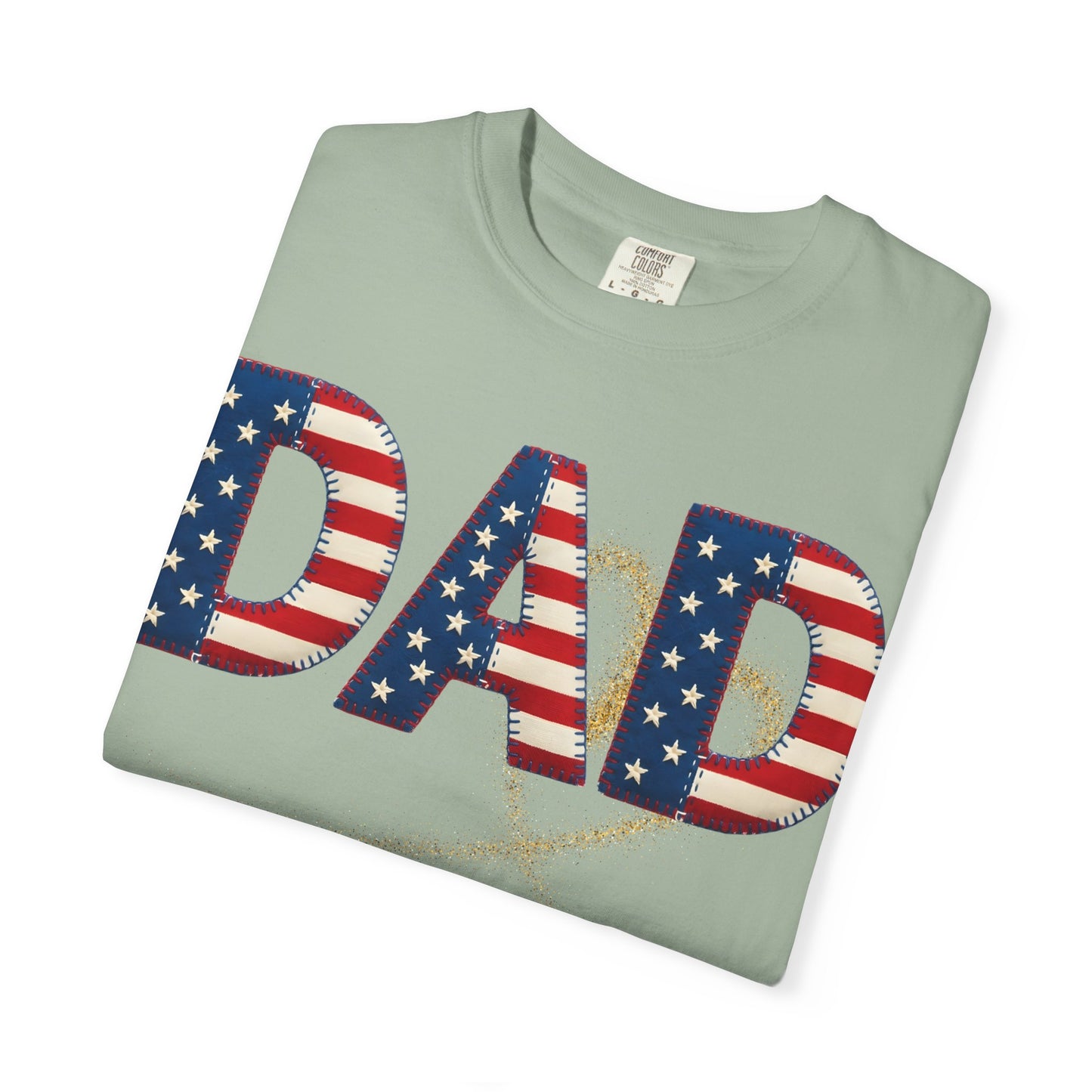 Patriotic DAD T-Shirt — American Flag Dad Tee for Father’s Day