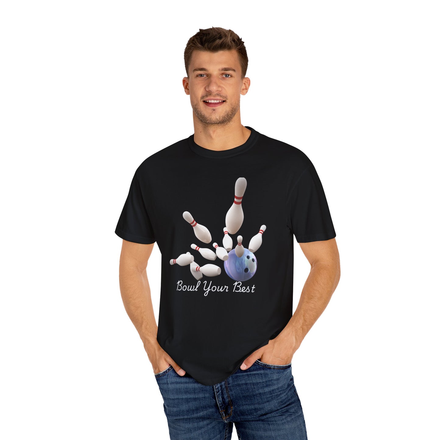 Funny Bowling T-Shirt - 'Bowl Your Best' Graphic Tee