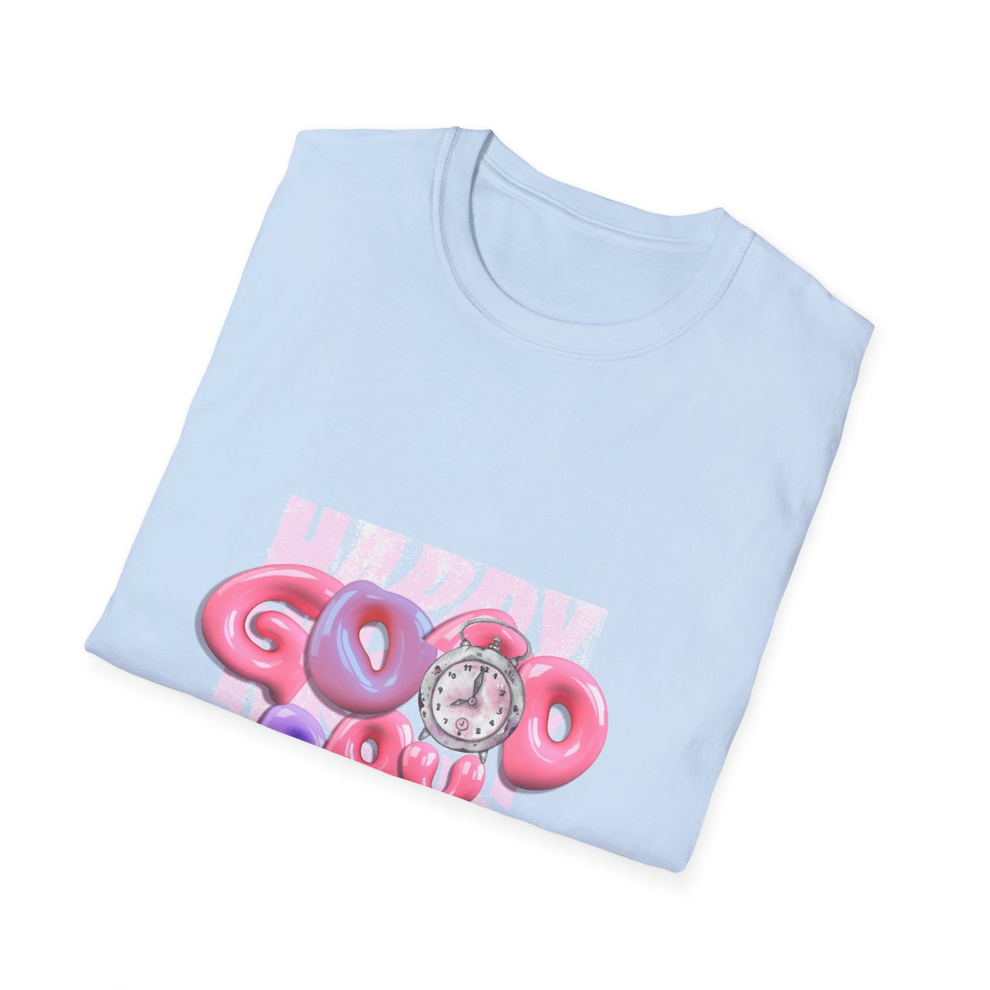 Happy Good Day Unisex Softstyle T-Shirt
