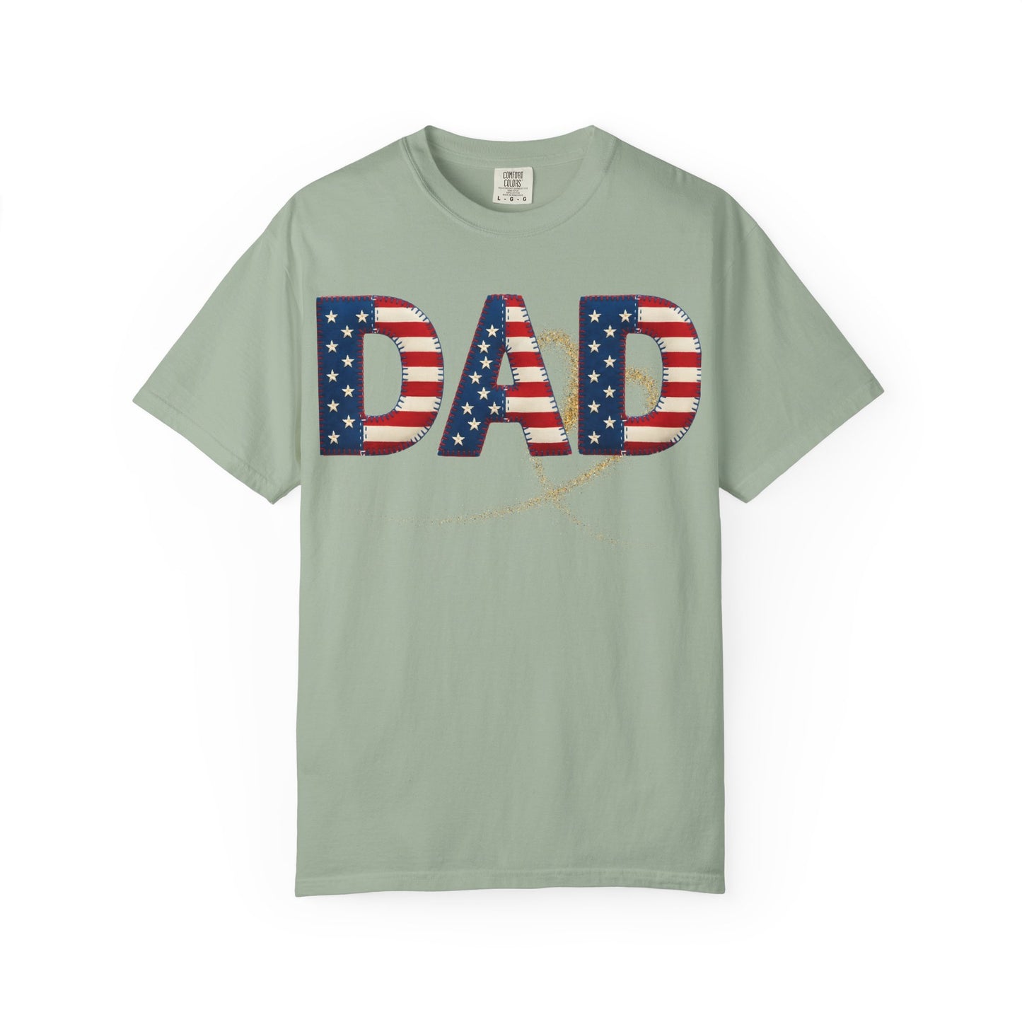Patriotic DAD T-Shirt — American Flag Dad Tee for Father’s Day