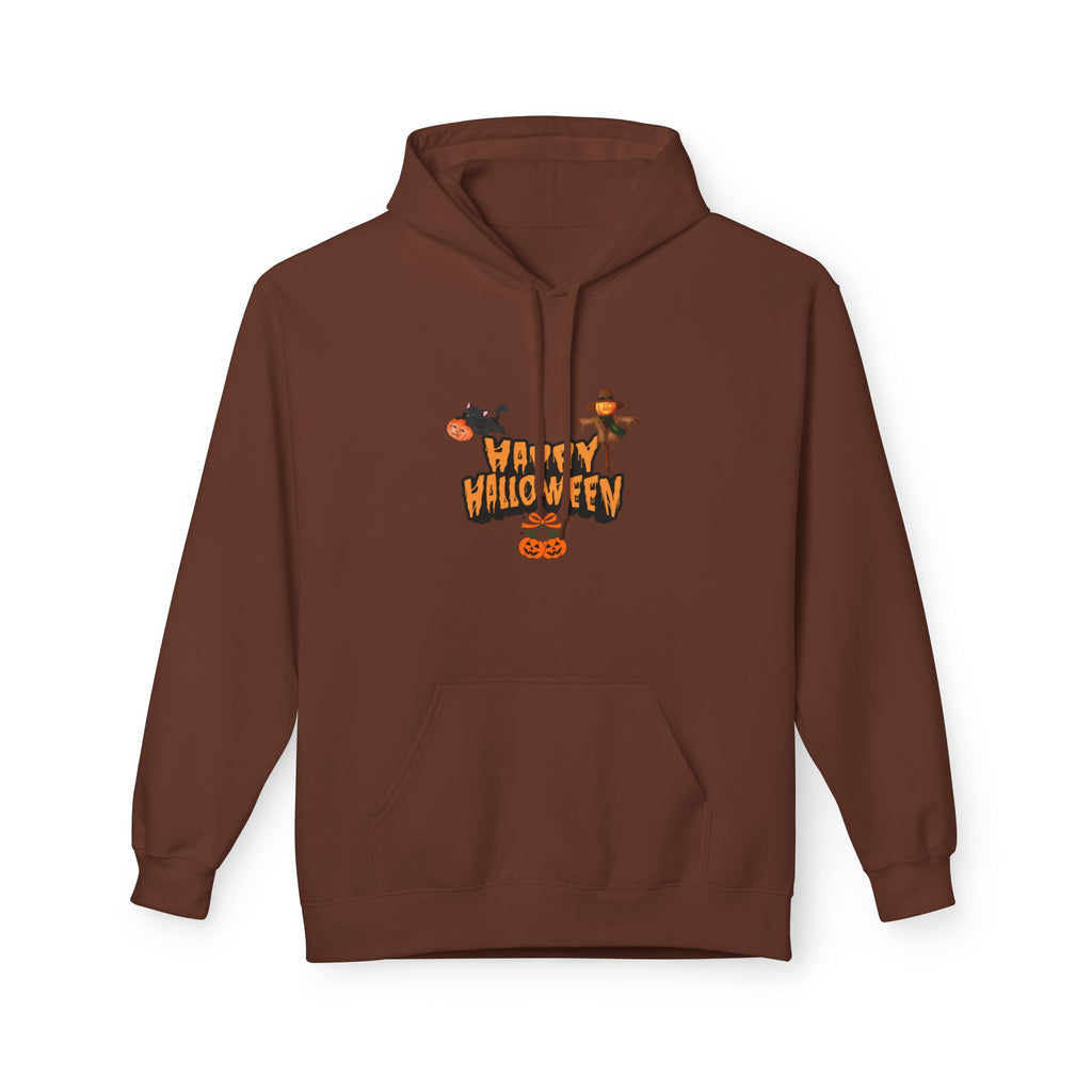 Halloween Fleece Hoodie, Cozy Trick or Treat Sweater, Unisex Fall Apparel, Spooky Season Gift, Festive Celebration Wear