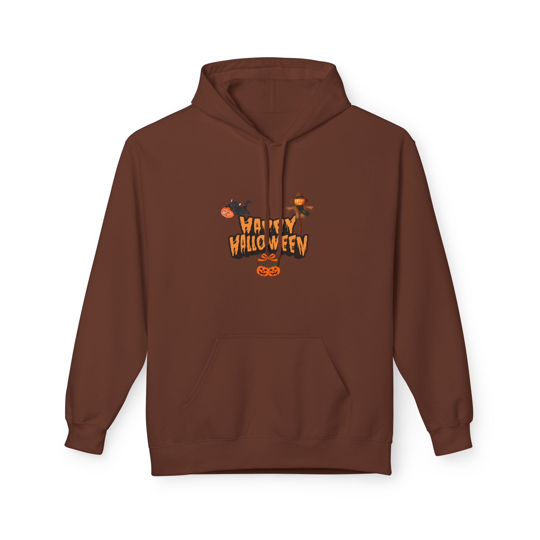 Halloween Fleece Hoodie, Cozy Trick or Treat Sweater, Unisex Fall Apparel, Spooky Season Gift, Festive Celebration Wear