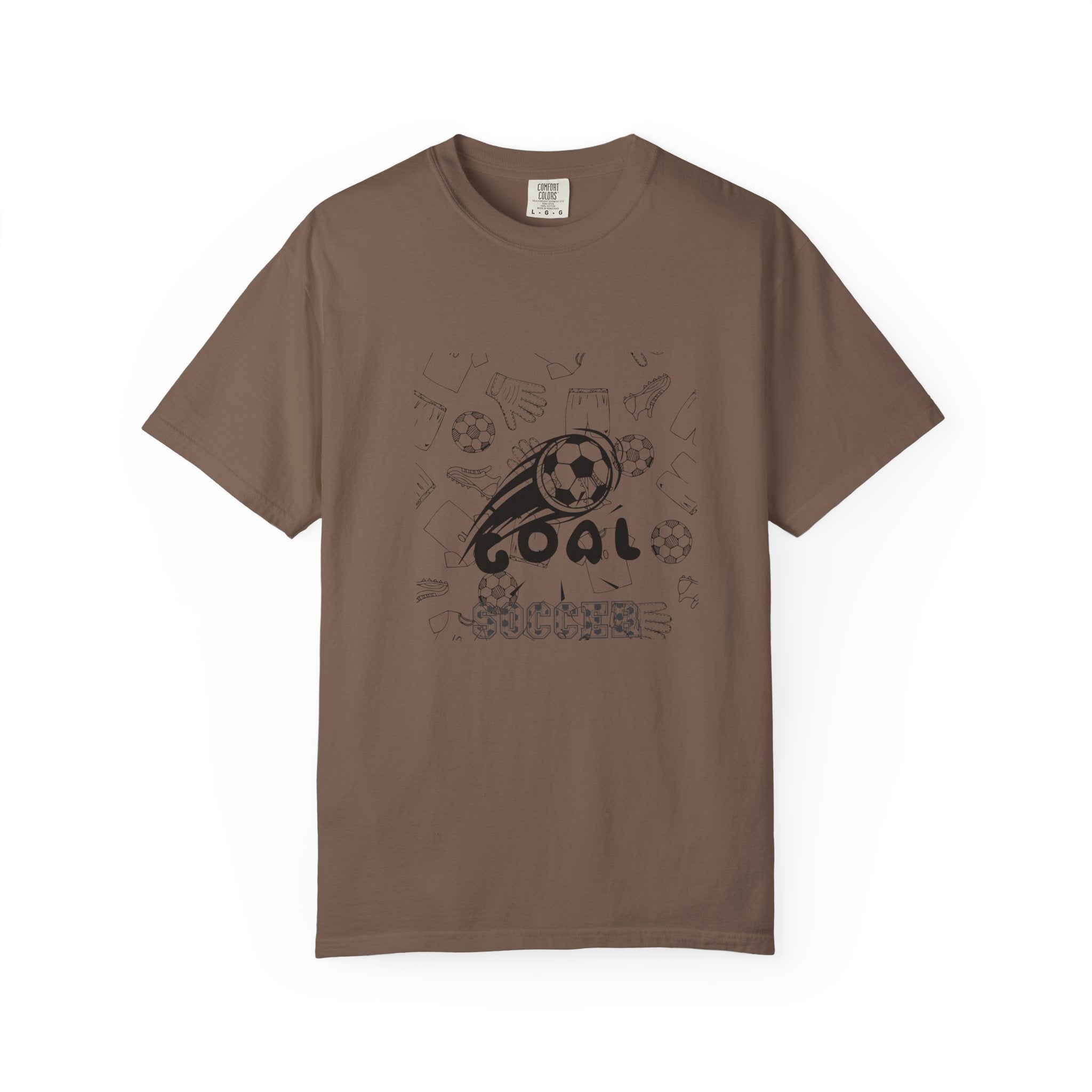 Goal Soccer Unisex Garment-Dyed T-Shirt - Perfect for Fans and Players
