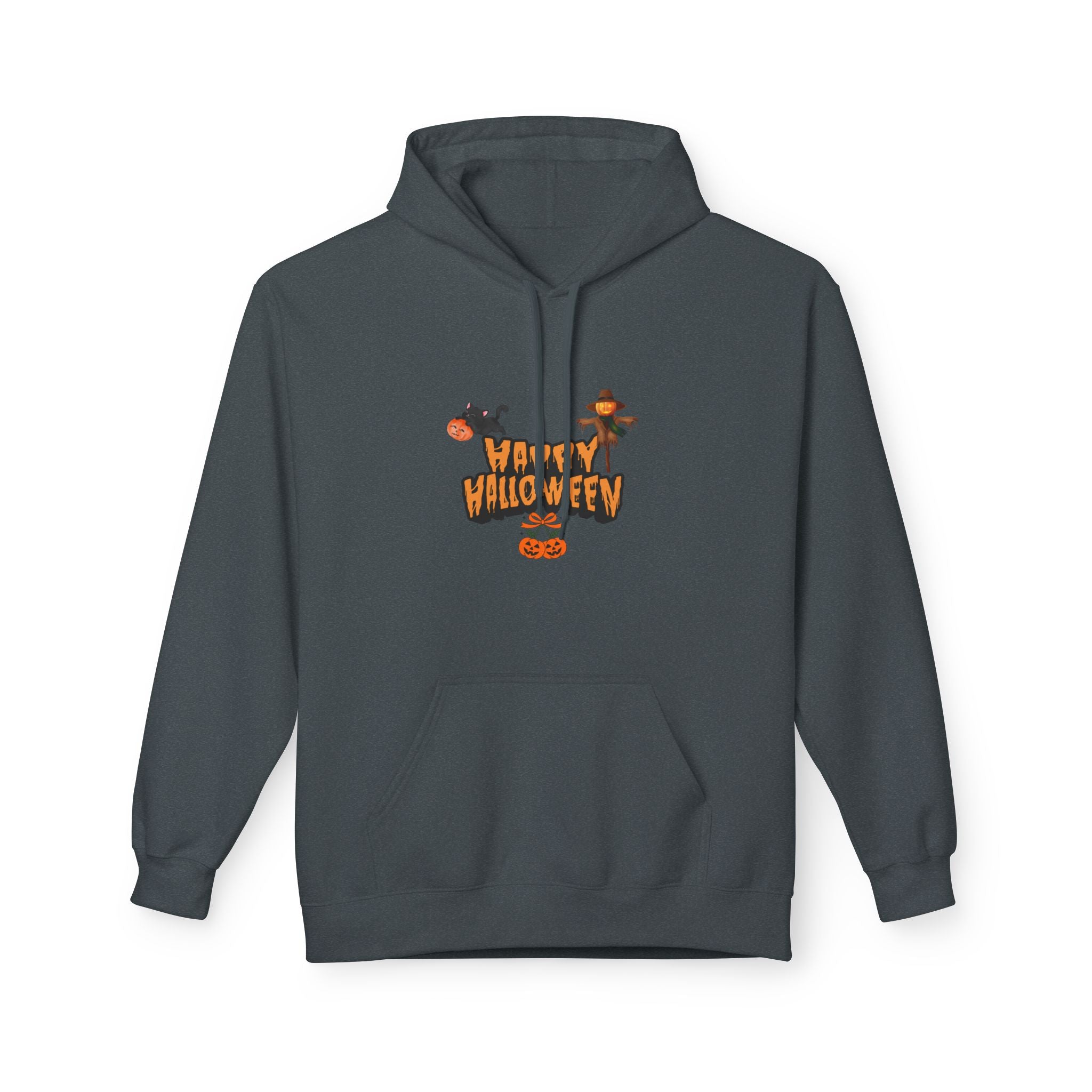 Halloween Fleece Hoodie, Cozy Trick or Treat Sweater, Unisex Fall Apparel, Spooky Season Gift, Festive Celebration Wear
