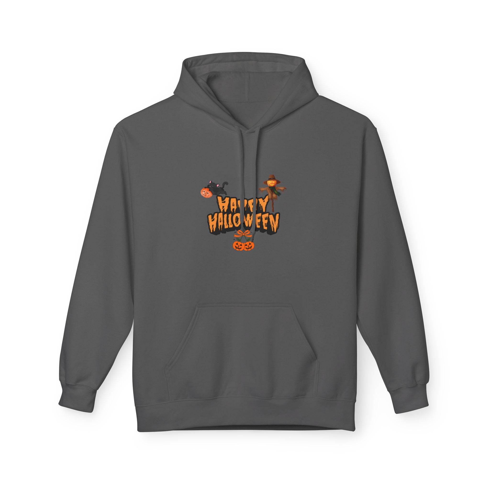 Halloween Fleece Hoodie, Cozy Trick or Treat Sweater, Unisex Fall Apparel, Spooky Season Gift, Festive Celebration Wear