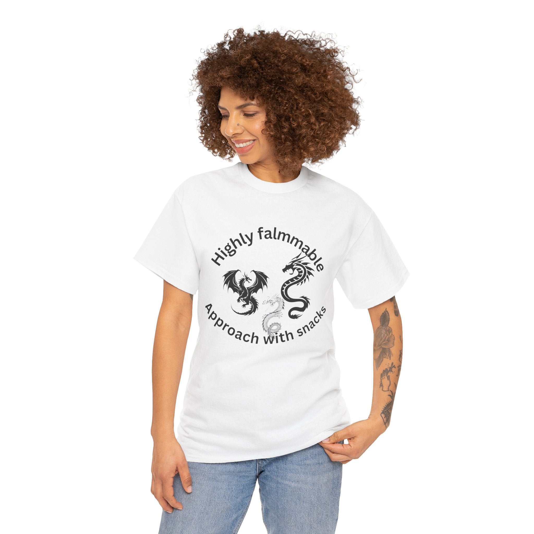 dragon Unisex Heavy Cotton Tee - Stylish Automotive T-Shirt