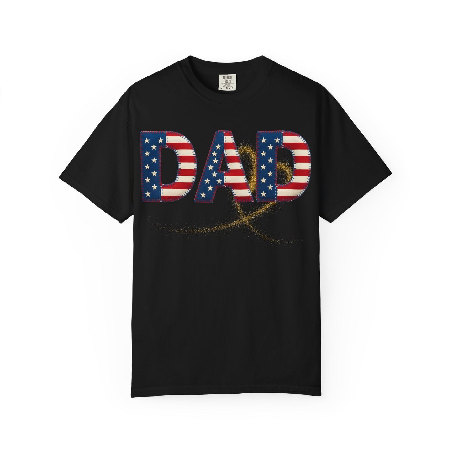 Patriotic DAD T-Shirt — American Flag Dad Tee for Father’s Day