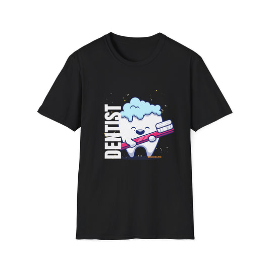 Cute Dental Hygiene Unisex Softstyle T-Shirt
