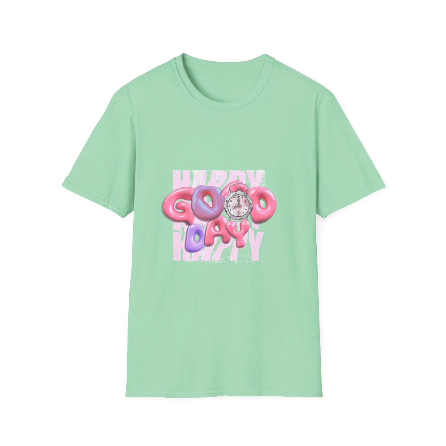 Happy Good Day Unisex Softstyle T-Shirt