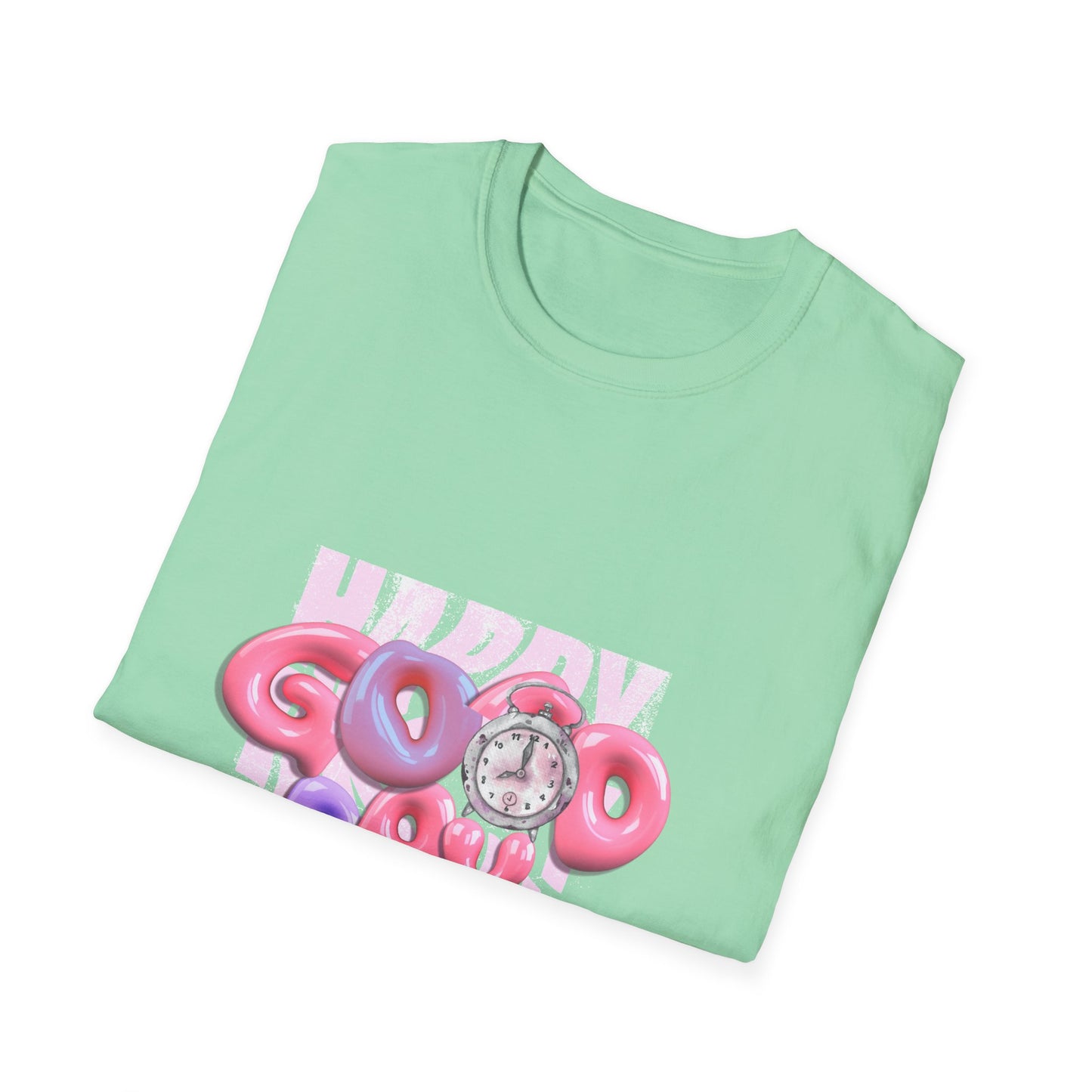 Happy Good Day Unisex Softstyle T-Shirt