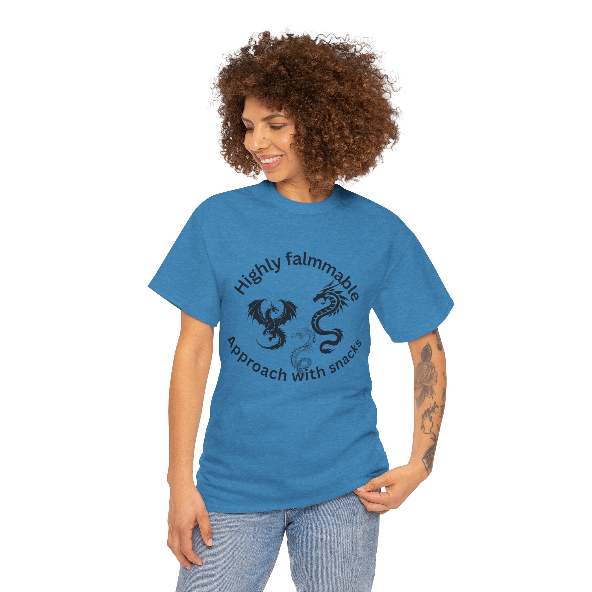dragon Unisex Heavy Cotton Tee - Stylish Automotive T-Shirt