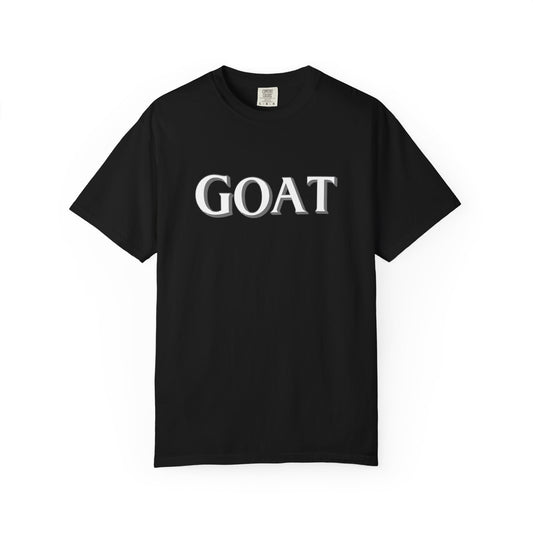 GOAT Unisex Garment-Dyed T-Shirt - Perfect for Sports Fans and Everyday Wear