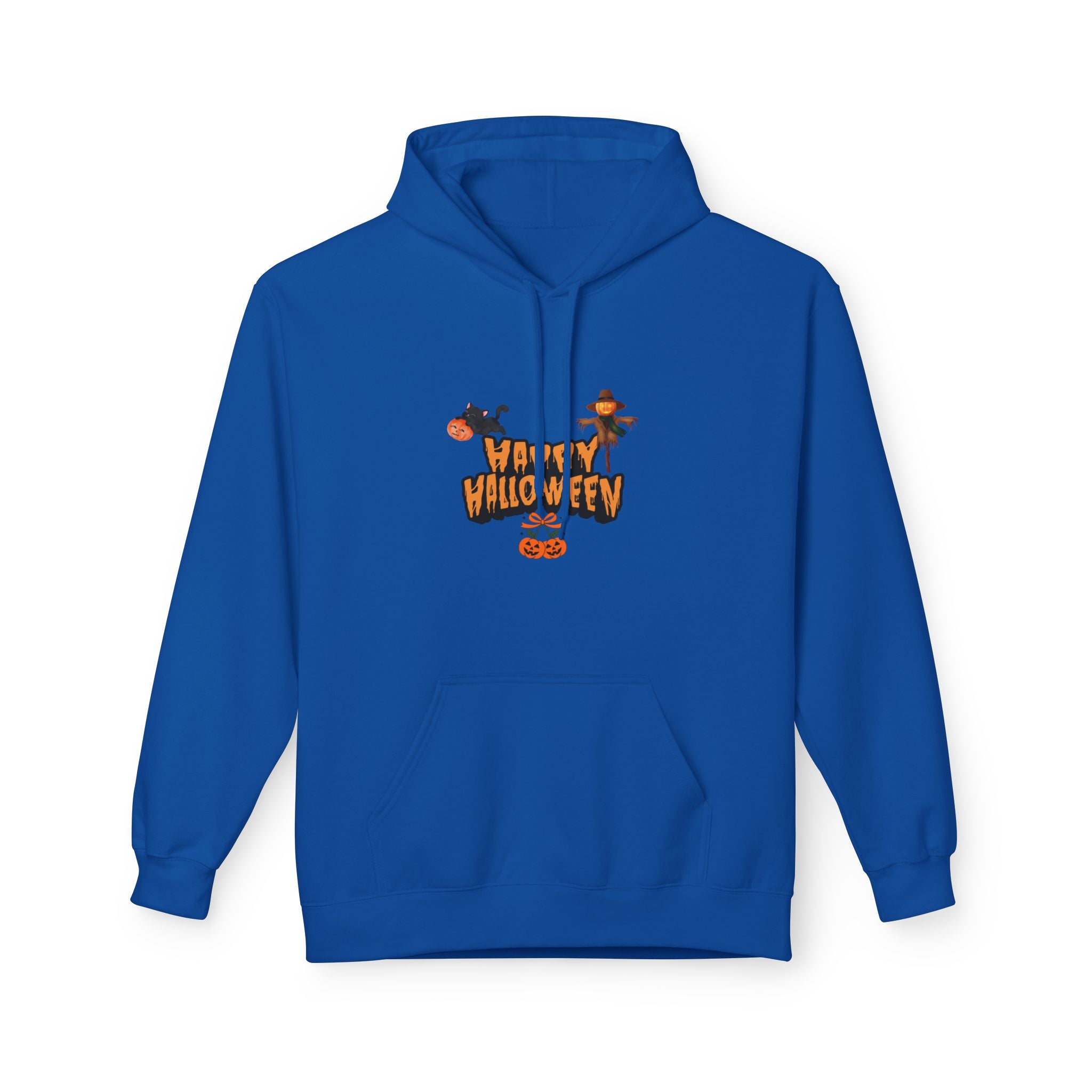 Halloween Fleece Hoodie, Cozy Trick or Treat Sweater, Unisex Fall Apparel, Spooky Season Gift, Festive Celebration Wear