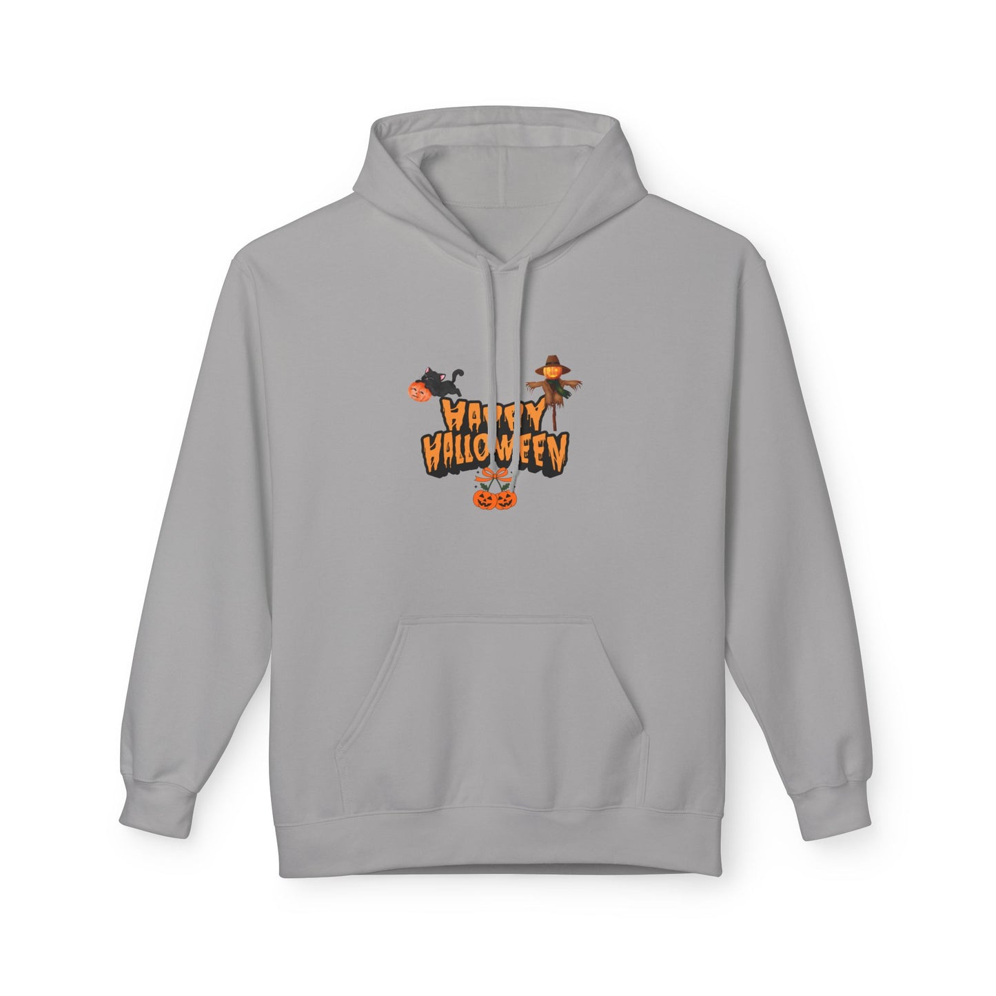 Halloween Fleece Hoodie, Cozy Trick or Treat Sweater, Unisex Fall Apparel, Spooky Season Gift, Festive Celebration Wear