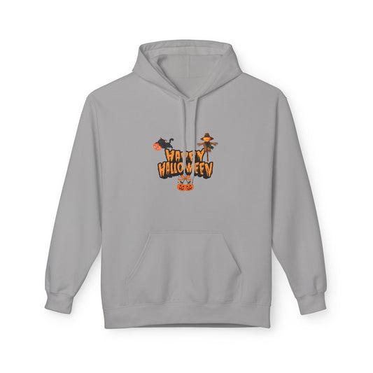 Halloween Fleece Hoodie, Cozy Trick or Treat Sweater, Unisex Fall Apparel, Spooky Season Gift, Festive Celebration Wear