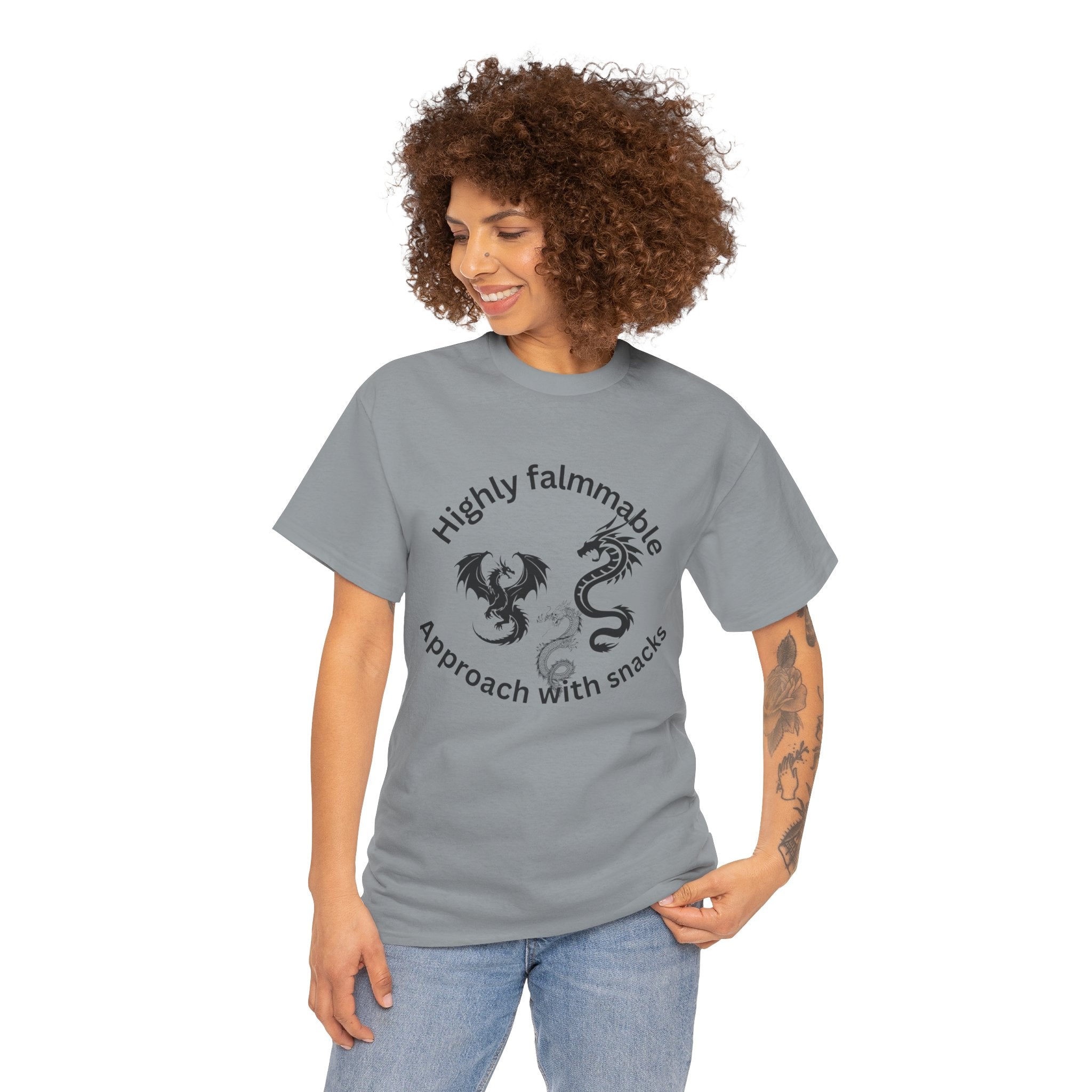 dragon Unisex Heavy Cotton Tee - Stylish Automotive T-Shirt