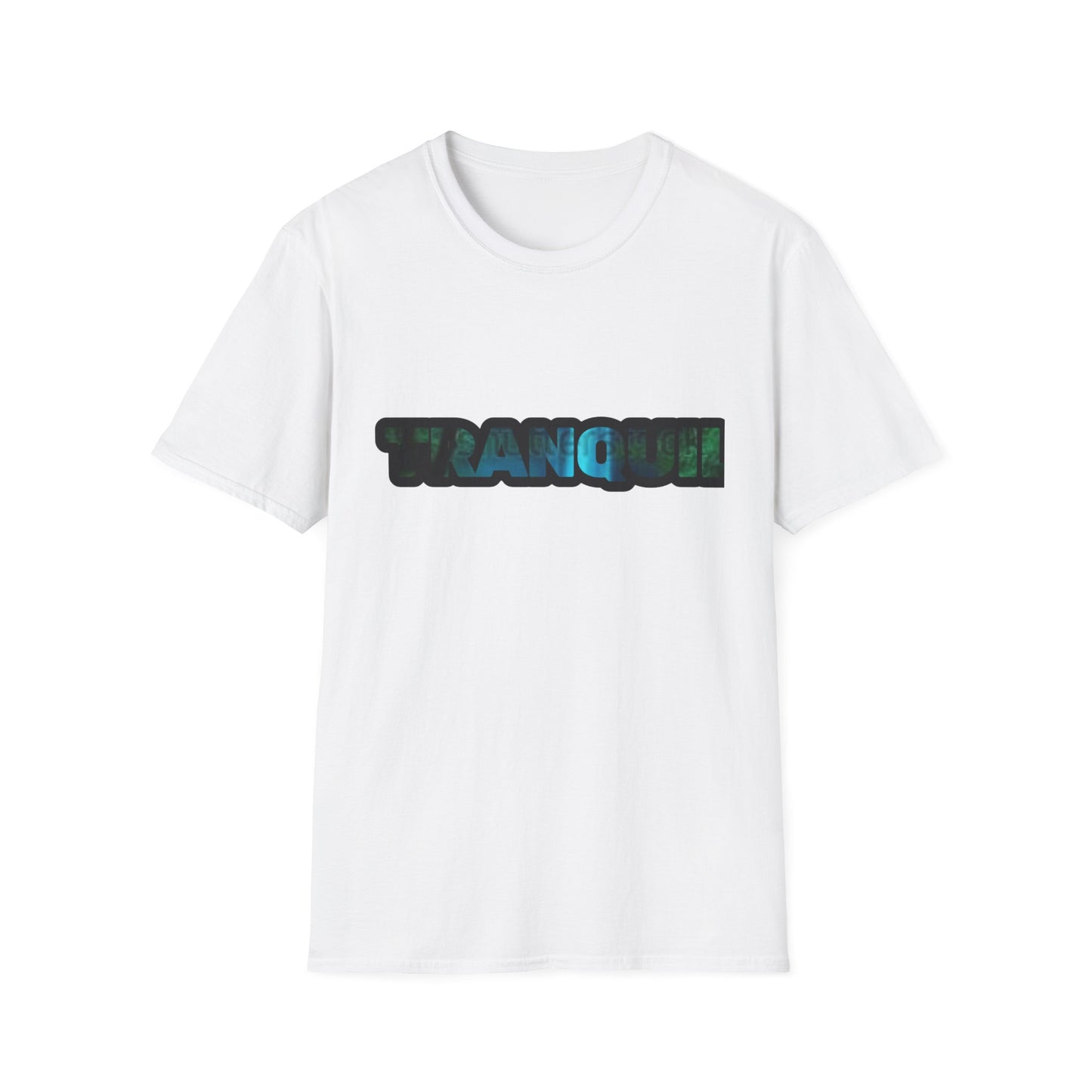 Tranquil Unisex Softstyle T-Shirt - Relaxing Vibe for Peace Lovers