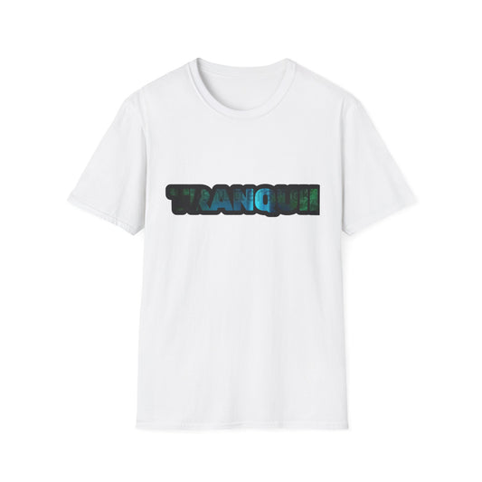 Tranquil Unisex Softstyle T-Shirt - Relaxing Vibe for Peace Lovers